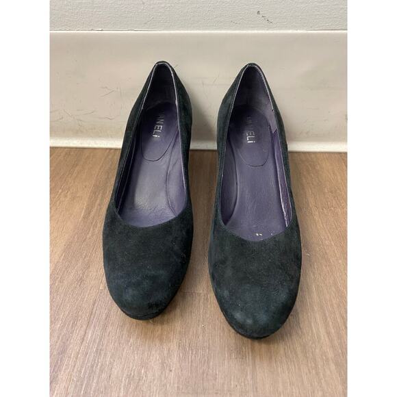 Vaneli Black Rounded Toe Heels Sz 8.5 - Picture 3 of 6